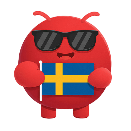 Open Claw Sverige – Clawbot med svensk flagga